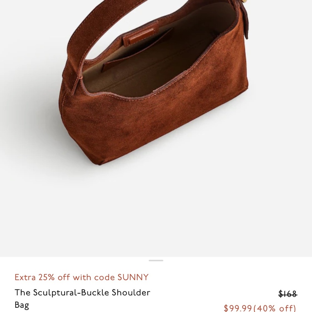 Madewell-The Sculptural-Buckle Shoulder Bag 💼 - Picture 3 of 4
